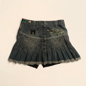 Live Fa$t Denim Skirt - 38FR, 28"US