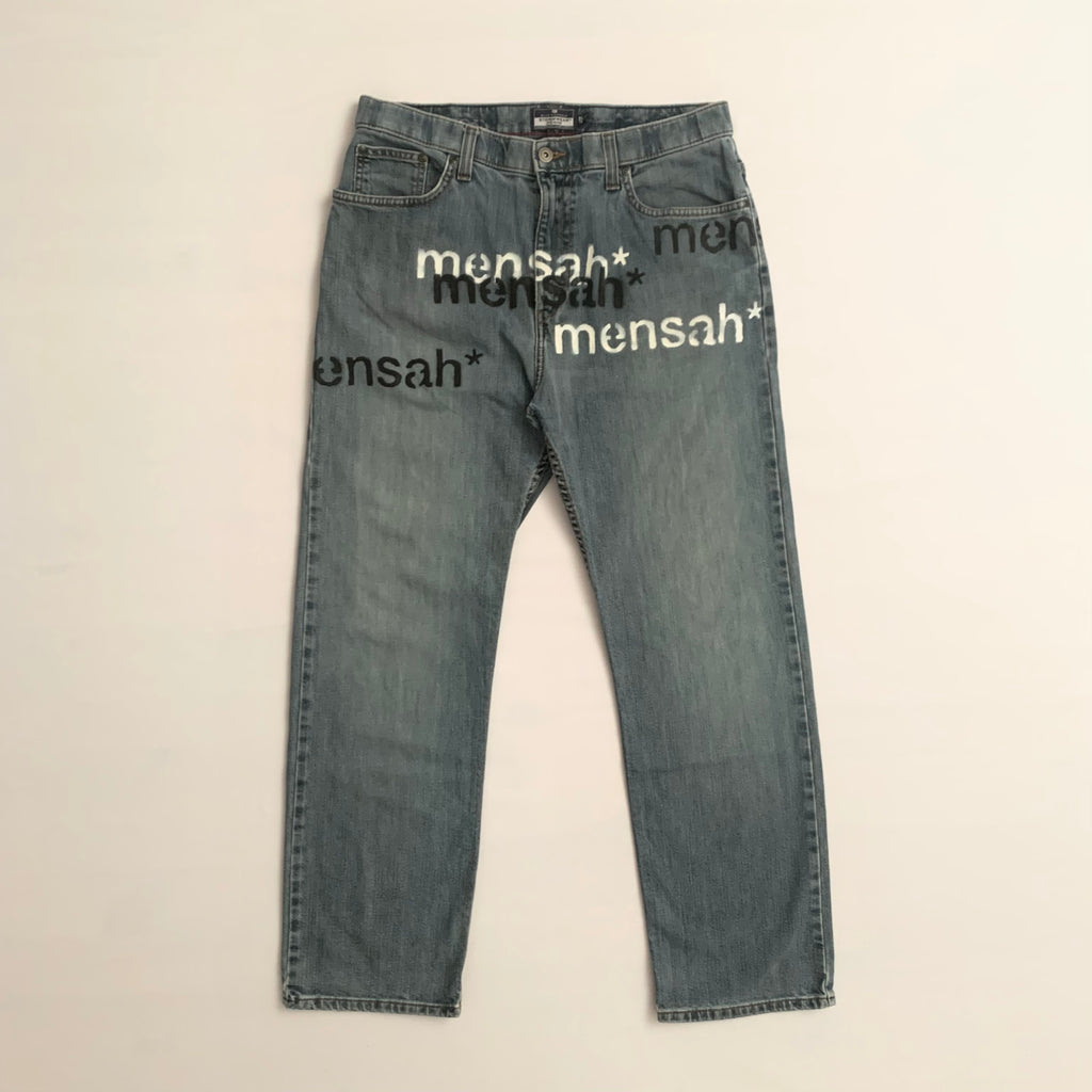 Multi Logo Jeans - 44FR, 34"US