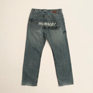 Multi Logo Jeans - 44FR, 34"US